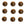Beads wholesaler Wood Rondelle Walnut Beads 7x8mm Hole: 1.5mm (100)
