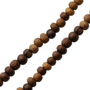 Buy Wooden robles round beads strand 3mm (1)