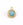 Beads wholesaler Pendant Round Amazonite Vermeil 10mm (1)