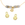 Beads Retail sales Charm Fancy Golden Sun - 9x7mm (4)