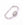 Beads Retail sales Screw clasp jewel pendant link with zirconium colour rhodium 25x15x2mm (1)