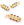 Beads wholesaler Hexagonal cylinder pendant 18K gold plated, 19x7mm, red zircons (1)