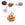 Beads wholesaler Pendant Flower Glass Colorado Topaz and Steel gold With Ring 10x14mm (1)