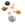 Beads Retail sales Pendant Flower Glass Montana AB and Steel gold With Ring 10x14mm (1)