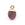 Beads wholesaler Small Pendant Strawberry Quartz with Golden Metal Hook -10mm (1)