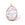Beads wholesaler Pendant White Howlite Set in Golden Brass 30x21mm (1)
