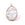 Beads wholesaler Pendant White Howlite Set in Golden Brass 30x21mm (1)