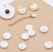 Charm Pendants Round Shell 6mm (10)