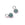 Beads Retail sales Tiny Charms Pendants Round Amazonite Set Silver 925 - 9x5mm (2)