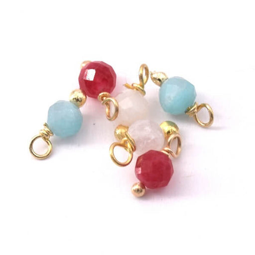 Buy Tiny Charms Charm Mix Faceted Gems 3.25mm (6)