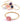 Beads wholesaler Ring Pendant Strawberry Quartz 22mm, Flash Gold (1)
