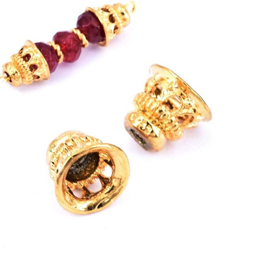 Cone end golden brass quality 7x8mm (2)