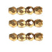 Czech fire-polished beads Coated Golden 3mm (30)