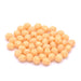 Firepolish faceted bead Ivory 4mm - Hole: 0.8mm (50)
