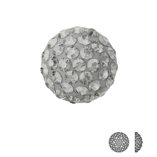 86601 Cabochon Pave Pure Black Diamond 8mm to stick (1)