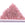 Beads wholesaler Firepolish round bead Luster transparent topaz pink 2mm (30)