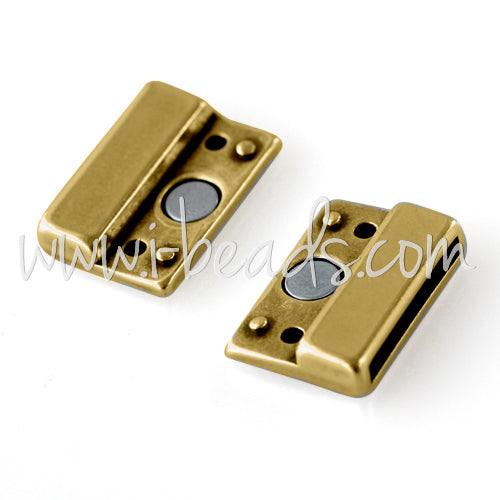 Magnetic clasp brass 24x24mm (1)