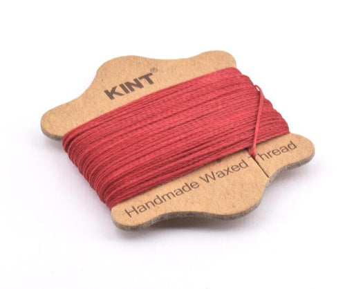 Buy Nylon Twisted Cord Waxed Brazilian RED Indian 0.65mm - Reel 20m (1)