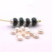 Freshwater Pearls Heishi Rondelle White 4x2mm (15)