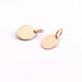 Mini Charms Gold Filled Oval with Ring 7.3x5.5mm (2)