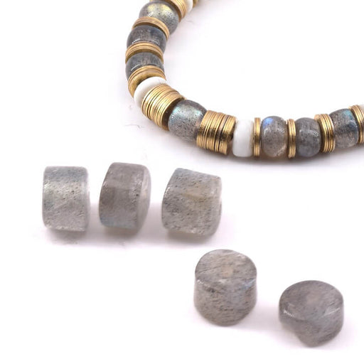 Silver online heishi beads