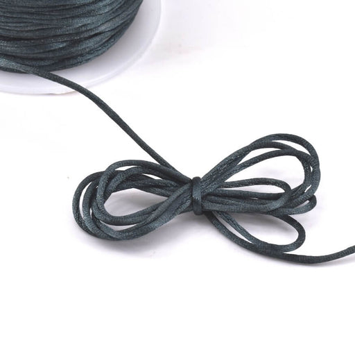 Buy Rat Tail Cord Silky Dark Green Silky 1mm (3m)