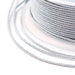 Braided Silky Nylon Cord Gray -1mm - 20m Spool (1)
