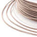 Braided Silky Nylon Cord Taupe 1mm - 20m Spool (1)