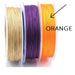 High Quality Braided Nylon Cord - 0.8mm - Orange (sold per roll - 25m)