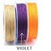 High Quality Nylon Braided Cord - 0.8mm Purple (sold per roll - 25m)