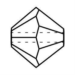Bicone Preciosa Montana AB 2,4x3mm (40)