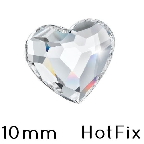 FlatBack Hotfix Preciosa HEART Crystal 00030 - 10mm (4)