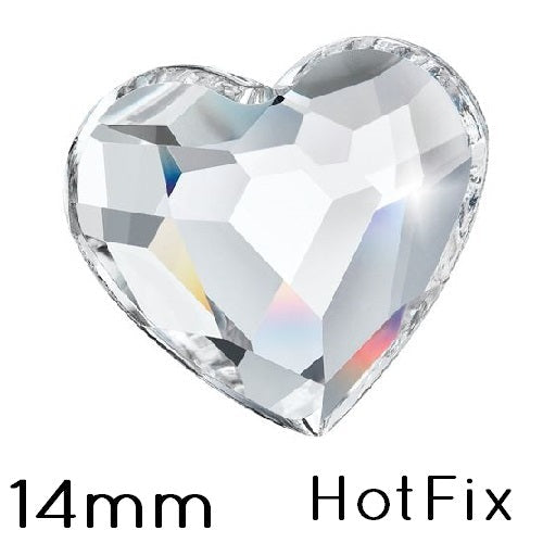 Buy FlatBack Hotfix Preciosa HEART Crystal 00030 - 14mm (4)