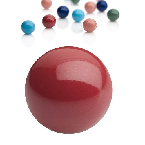 Buy Preciosa Lacquered Round beads Cranberry - 6mm (20)