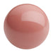 Round Beads Lacquered Preciosa Salmon Rose 10mm (10)