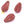 Beads Retail sales Czech pressed glass beads Bohemian DROP Opaline Red and Bronze 13x7mm (4)