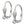 Beads wholesaler Leverback ear wire with open ring and shell design sterling silver 17mm (2)