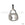Beads Retail sales Sterling silver padlock charm 17x9mm (1)