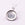 Beads wholesaler Pendant Round For Cabochon 8mm in Sterling Silver (1)