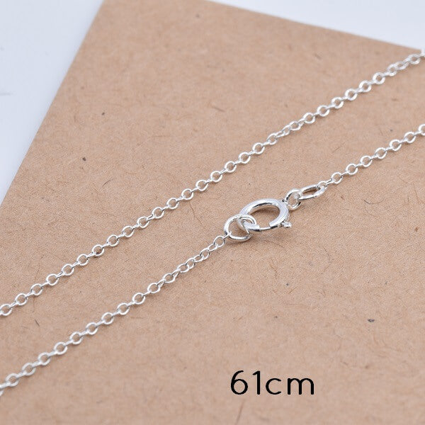 Extra Thin Silver Filled Silver Chain With Clasp 61cm (1)