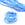 Beads Retail sales Natural Silk Cord Hand Dye Blue Tie and Dye 2mm (1m)