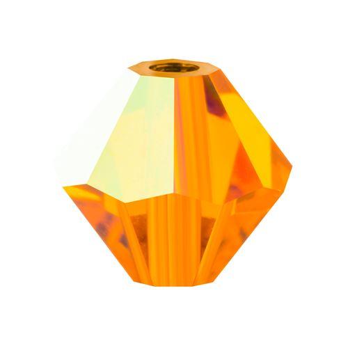 Bicone Preciosa Sun AB  orange3,6x4mm (40)