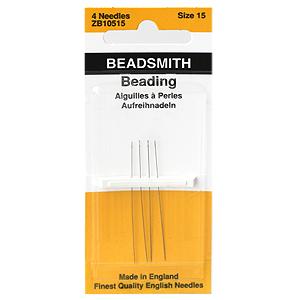 Buy 4 English beading needle size 15 (1)