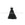 Beads wholesaler mini tassel with ring black 25mm (1)