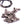 Beads wholesaler cc566 - Toho cube beads 4mm Metallic Frosted Antique Silver (10g)
