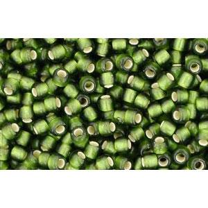 Buy cc37f - Toho beads 11/0 silver lined frosted olive (10g)