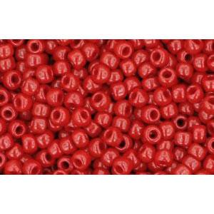 Buy cc45 - Toho beads 11/0 opaque pepper red (10g)