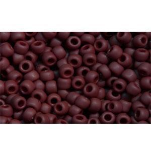 cc46f - Toho beads 11/0 opaque frosted oxblood (10g)