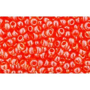 cc111 - Toho beads 11/0 trans lustered light hyacinth orange (10g)