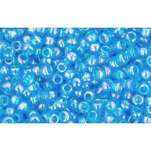 Buy cc163b - Toho beads 11/0 transparent rainbow dark aqua (10g)